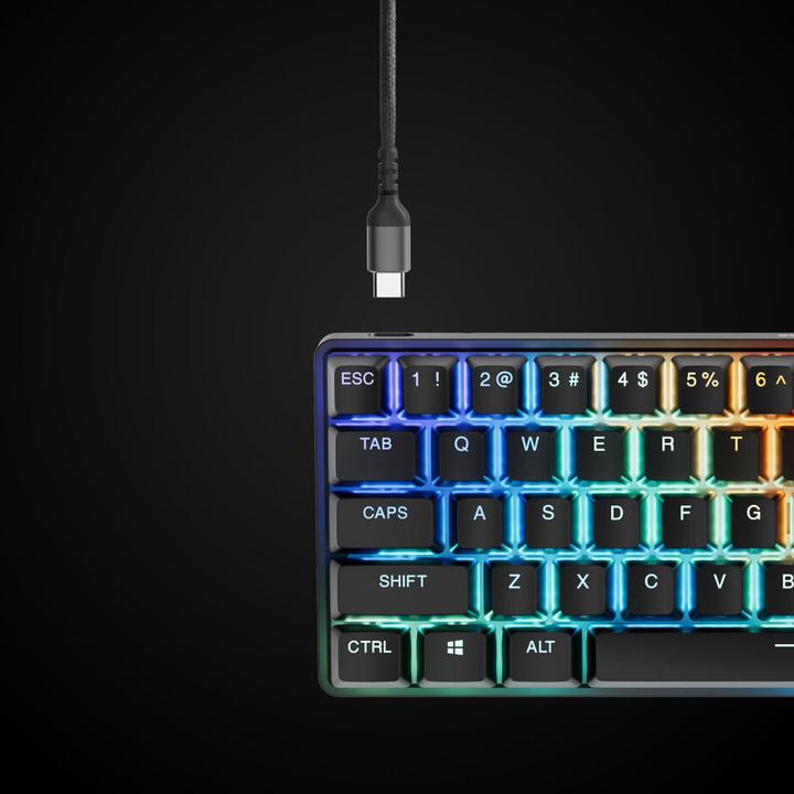 Image du produit SteelSeries Apex Pro Gen 3 Mini (schwarz, DE-Layout, OmniPoint 3.0) (DE, Filaire)