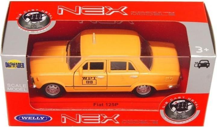 Welly Fiat 125p 1:39 Taxi orange