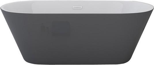 Jet-Line Bathtub DEHLIA grey freestanding 1700x800 Bathroom Equipment (170 cm, 80 cm)