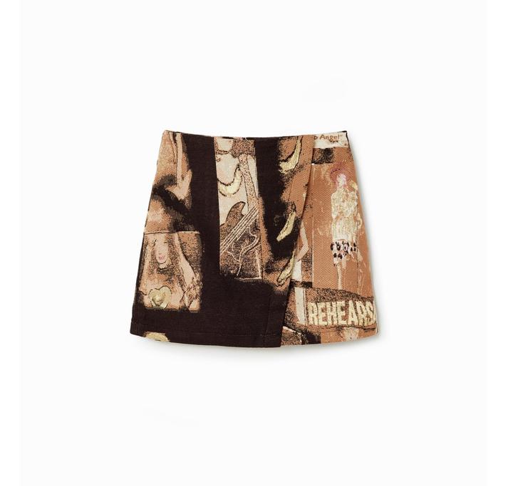 Desigual arty-jacquard-minirock deigual (S)