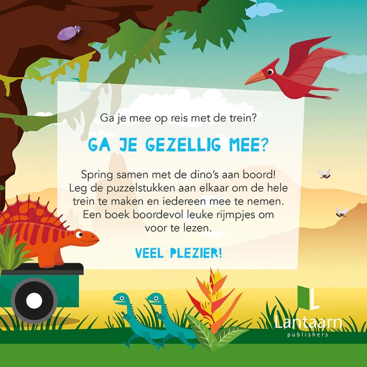 Actual product image Buch- und Puzzle-Dino-Zug