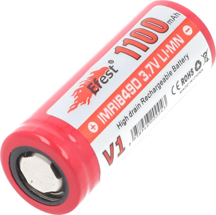 Actual product image Efest Battery IMR 18490 V1 (18490)
