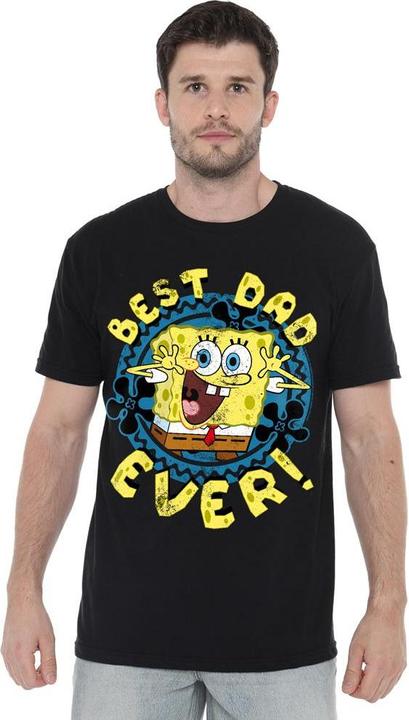 Produktbild Spongebob Squarepants Best Dad Ever TShirt Vatertag (4XL)
