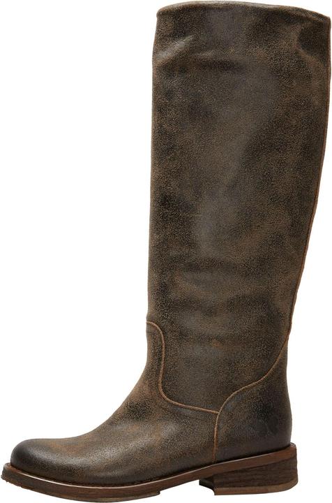Felmini Cooper A712, der Bikerstiefel von, ist aus Glattleder mit Vintage-Lederverarbeitung und ruts