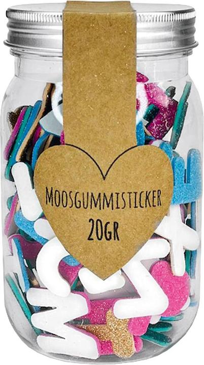 Foam rubber stickers