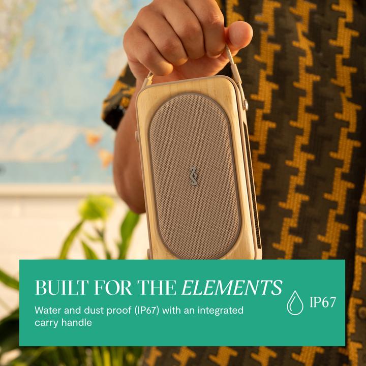 Actual product image House of Marley Roots Solar Bluetooth Speaker (14 h, Solar panel)