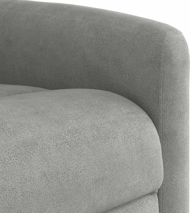 Immagine prodotto VidaXL Poltrona massaggiante con ausilio stand-up Tessuto in microfibra grigio chiaro Poltrona relax