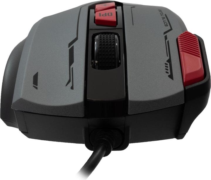 Image du produit Baracuda Gaming Mouse MANTA, 8D, 12800 dpi, Grey (BGM-047) (Filaire)