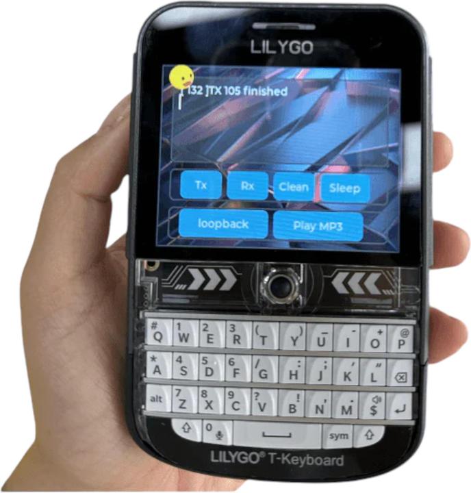 Actual product image Lilygo T-Deck Plus ESP32-S3 868MHz LoRa-Modul mit 2.8 Zoll Display und externe Antenne für Meshtastic