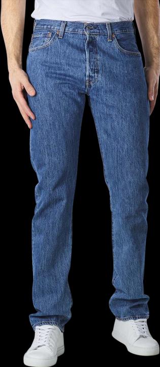 Produktbild Levis 501 Jeans Straight Fit stone/black/rinse Trio (W44/L32)