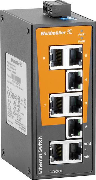 Weidmüller Rete IE-SW-BL08T-8TX (8 Porti)