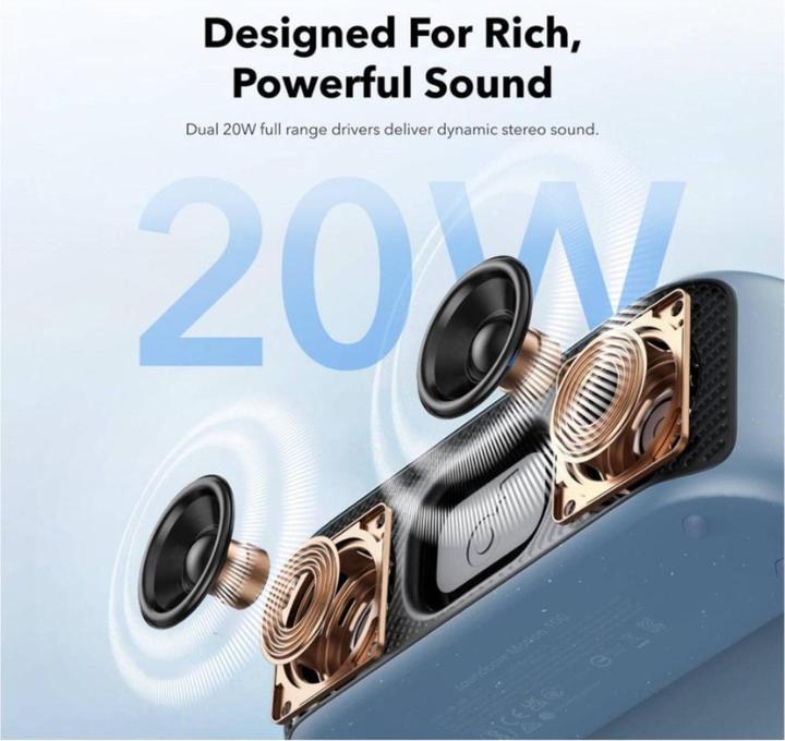 Produktbild soundcore Bluetooth-Lautsprecher Motion 100 blau (12 h)