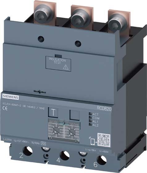 Actual product image Siemens Residual Current Device RCD Type A 3VA922