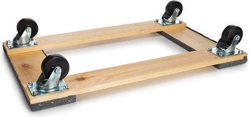 Image du produit Velleman SUPPORT ROULANT POUR MEUBLES - RECTANGULAIRE - 760 x 460 mm - CHARGE MAX. 400 kg (400 kg)