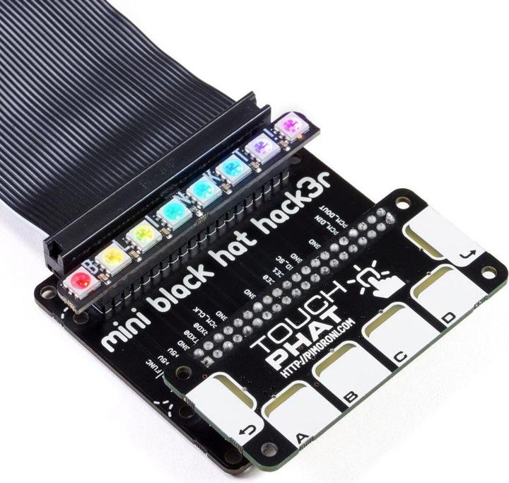 Actual product image Pimoroni Mini Black HAT Hack3r