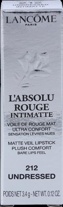 Actual product image Lancôme L'Absolu Rouge Intimatte 212 (212 Undressed)