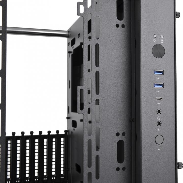 Actual product image Thermaltake Tt Core P3 TG Pro Black CA-1G4-00M1WN-09 (mATX, ATX, Mini-ATX)