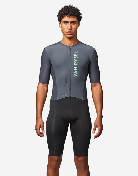 Van rysel Zeitfahranzug Rennrad Sommer RCR-R 2 Team Herren grau (XL)