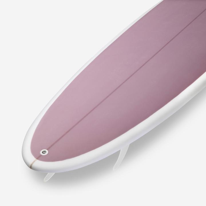 Image du produit Olaian Planche de surf hybride en résine 8' 62L avec 3 ailerons - mauve (8')