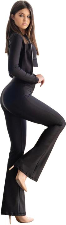 Immagine prodotto Lismina 1168 Leggings svasati a vita alta (S)