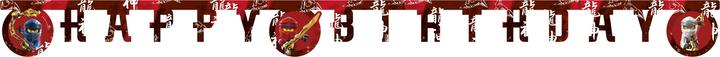 Image du produit Procos Buchstabenkette Happy Birthday Lego Ninjago
