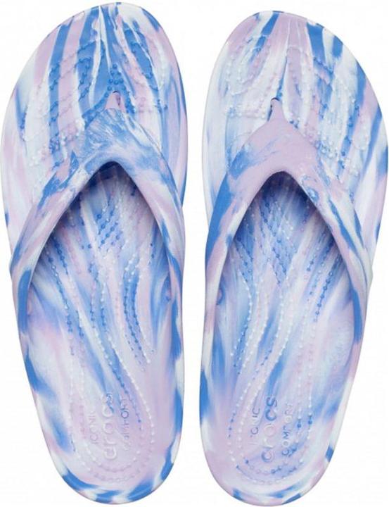 Image du produit Crocs Chaussons femme Kadee II Marbled Flip W bleu-rose 208331 5PT (36-37) (36, 37)