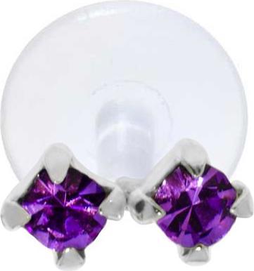 Immagine prodotto Bijouteria Piercing orecchio (Vetro (di orologio), Argento 925, Bioplastica)