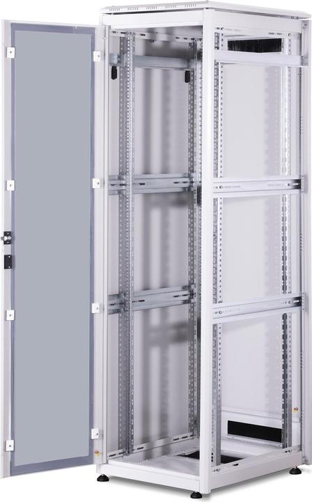 Produktbild Assmann DIGITUS 42HE Unique Netzwerkschrank 600x800mm Glastür Grau (42 HE, 19 Zoll Rack)