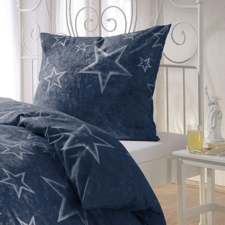 Produktbild BettwarenShop Sterne (Bettwäsche Set, 155x200 cm + 80x80 cm)