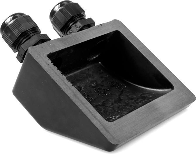 Image du produit Offgridtec Traversée de toit 2 fois Heavy noir pour diamètre de câble 3-12mm