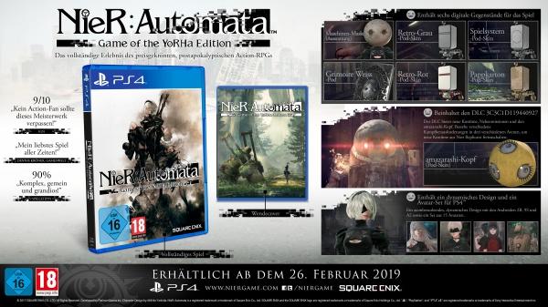 Image du produit Game NieR : jeu d'automates de l'édition YoRHa (PS4, DE)