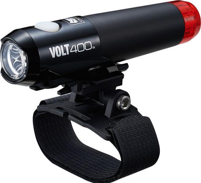 Actual product image CatEye HL-EL462RC-H Helmet Lamp Volt 400 Duplex (400 lm)
