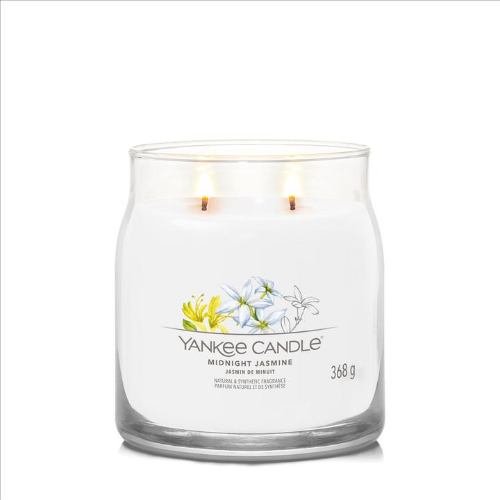 Actual product image Yankee Candle Duftkerze Midnight Jasmine Signature Medium Jar