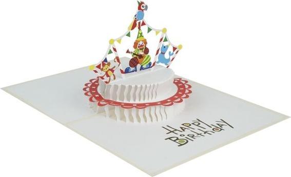 Produktbild MU Classic 3D Pop-Up Geburtstags Glückwunschkarte - Zirkus (1 Stk.)
