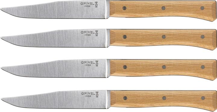 Image du produit Opinel Facette frêne, lisse, boîte de 4 (4 pièce(s), Couteau)