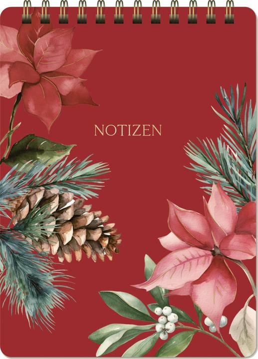 Produktbild Notizblock midi Weihnachten (Kariert)