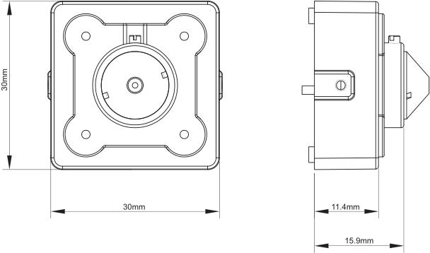 Actual product image Lupus-Electronics Electronics LE 105HD - CCTV Security Camera - Indoor & Outdoor - Wired - Dome (1280 x 720 pixels)