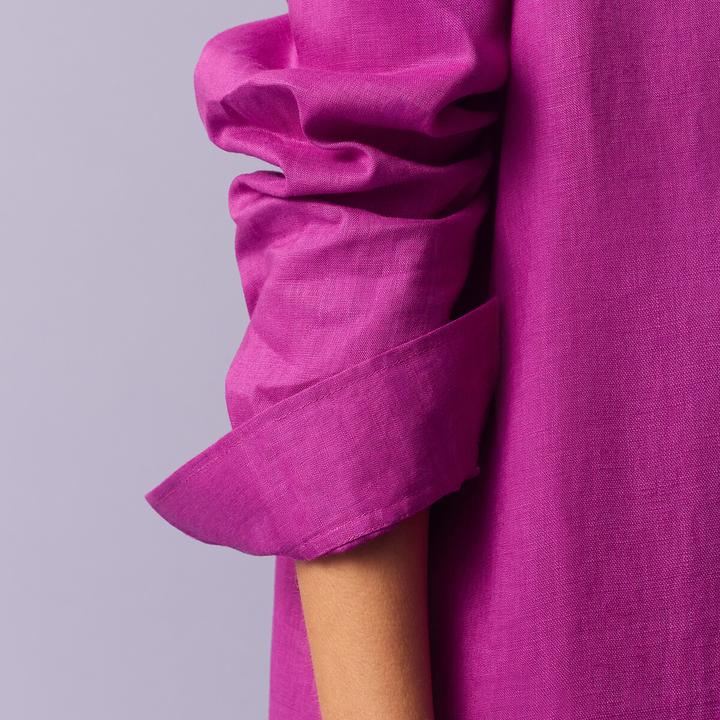 Immagine prodotto La Redoute Collections Maxi abito in lino a maniche lunghe (42)