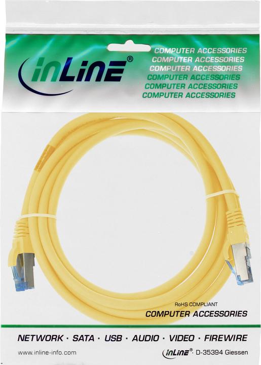 Produktbild InLine Patchkabel Cat.6A, S/FTP (PiMf), 500MHz (S/FTP, CAT6a, 1 m)