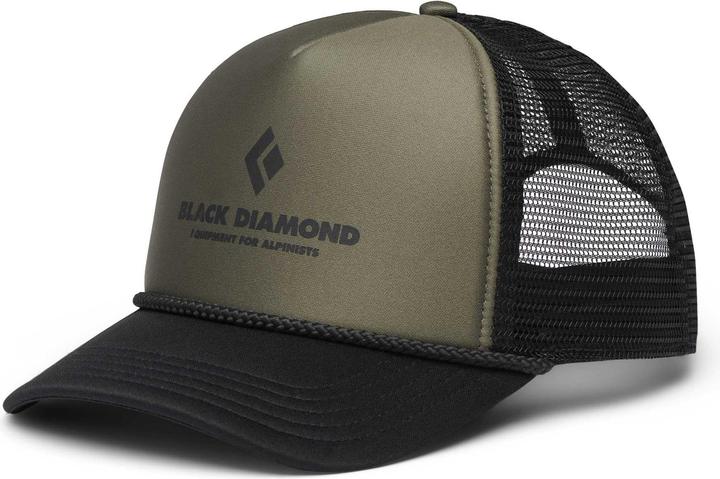 Black Diamond Flat Bill Trucker Hat (One Size)