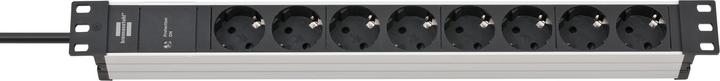 Image du produit Brennenstuhl Rallonge 2 m 8 sorties AC Indoor Noir (8 x, CEE 7/3, 2 m)