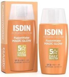 Actual product image Isdin Photoprotector Water Magic Glow SPF30 50ml (Sun cream face, SPF 30, 50 ml, 0.05 g)