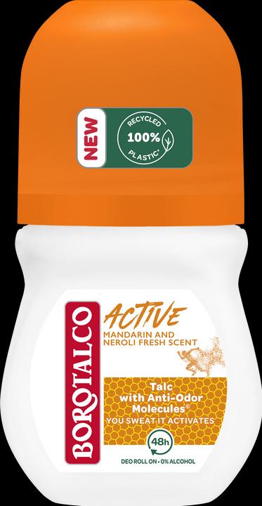 Image du produit Borotalco Deo Roll-on Active Tangerine & Neroli 50 ml (Roll-on, 50 ml)