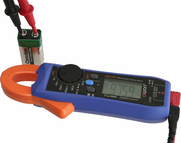 Actual product image Owon Stromzange CM2100, 100 A AC/ DC, True RMS