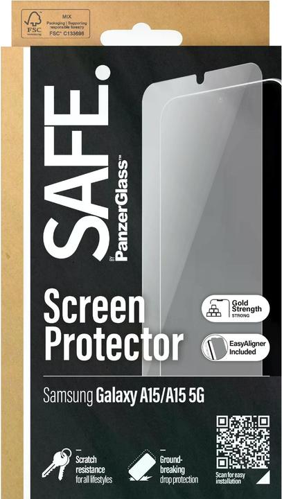 Produktbild Safe Ultra-Wide Fit (1 Stück, Samsung Galaxy A15 5G, Samsung Galaxy A15)
