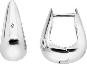 Hot Diamonds Huggies timeless silver earrings with diamonds DE793