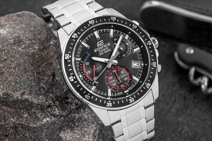 Immagine prodotto Casio Edifice - EFV-540D-1AVUEF (Orologio da polso analogico, Cronografo, 44 mm)