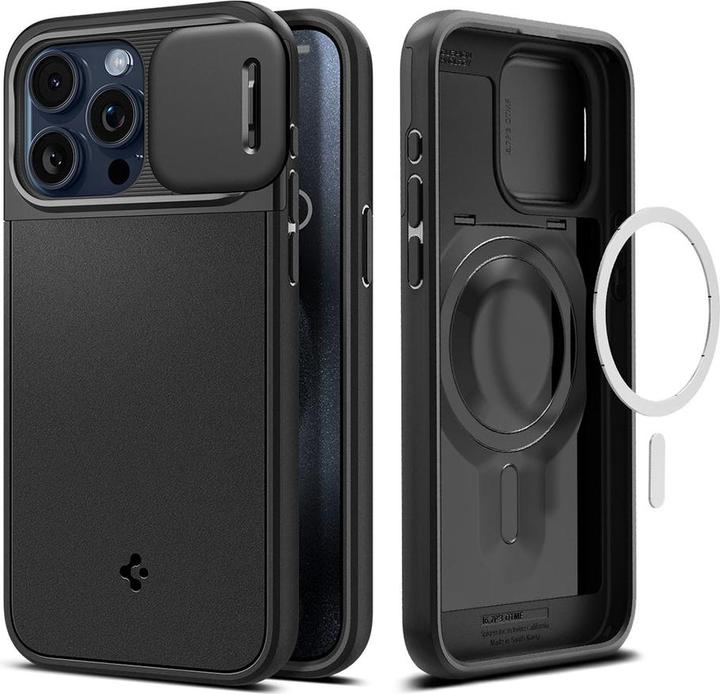 Actual product image Spigen Optik Armor (MagFit) (Apple iPhone 15 Pro Max)