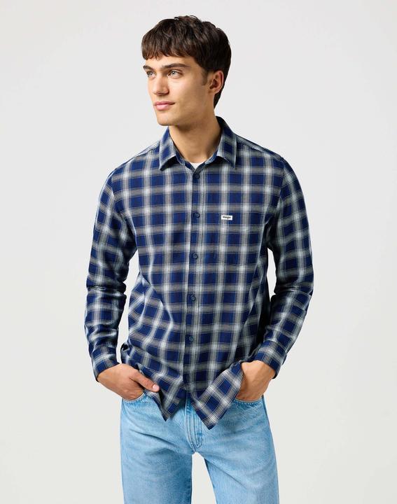 Wrangler Langarmhemd 1 Pkt Shirt (S)