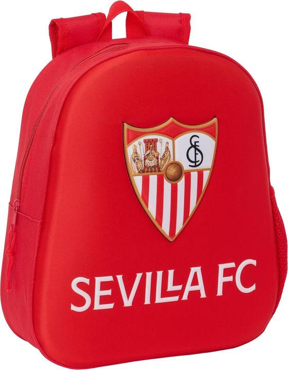 Sevilla Fútbol Club Kinderrucksack 3D Rot 27 x 33 x 10 cm